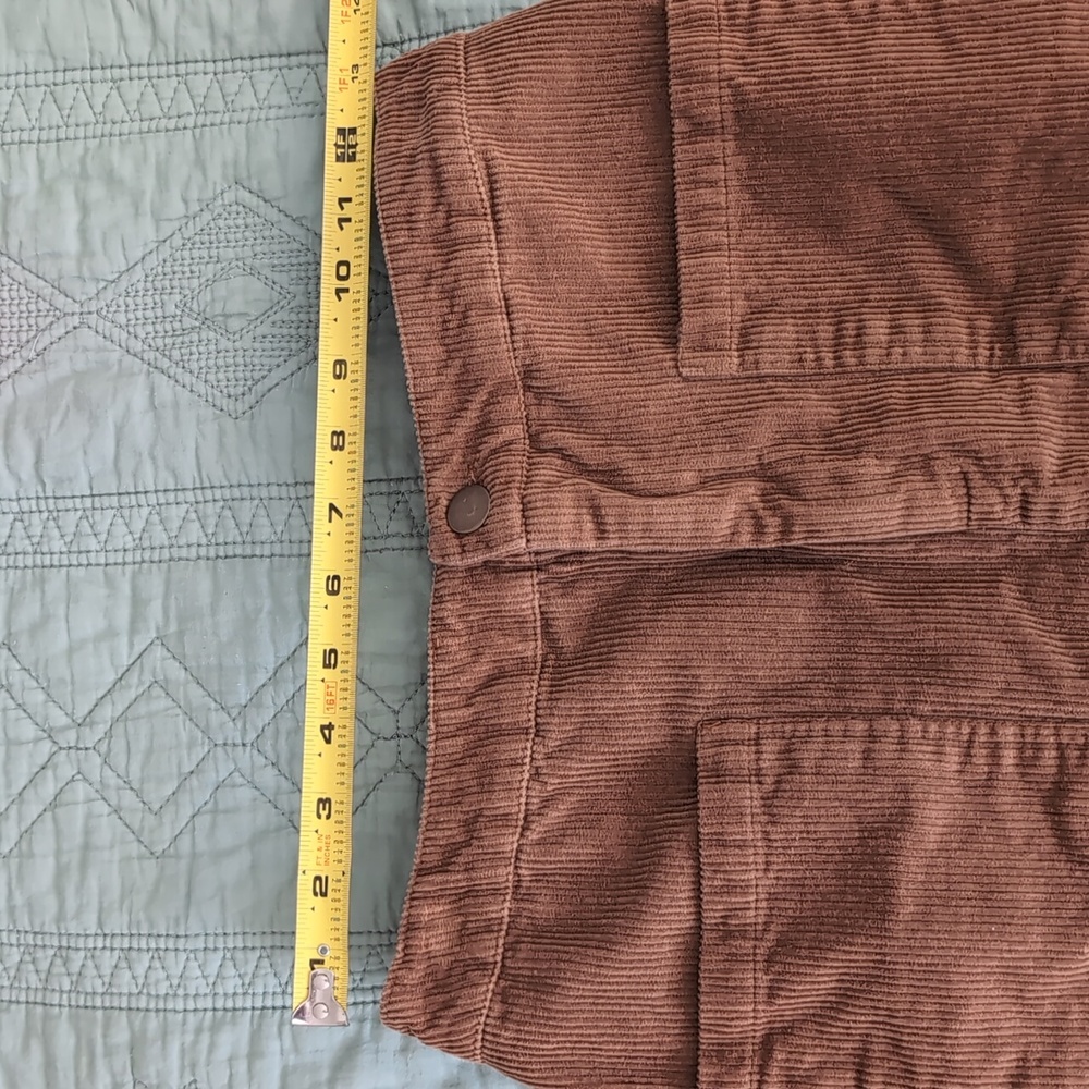 Japna Camel Corderoy Mini Skirt Size Small With Pockets! - Picture 6 of 7